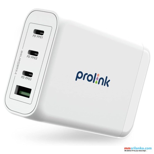 Prolink 120W 4-port GaN Charger PTC412001